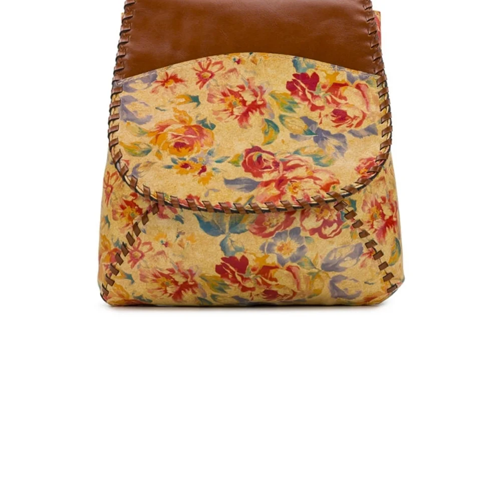 Patricia Nash Floral Tan and Brown‎ Backpack